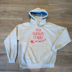 Griswold Family Christmas You Serious Clark Hoodie Size M